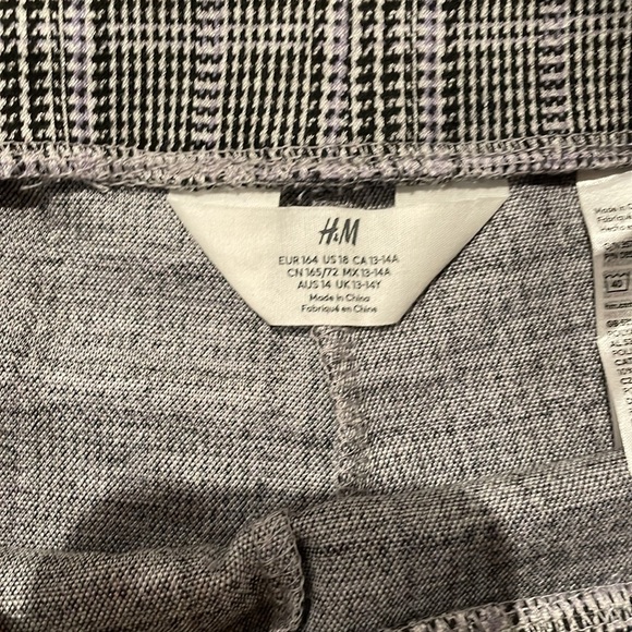 H&M Plaid Flare Pants - Picture 2 of 2